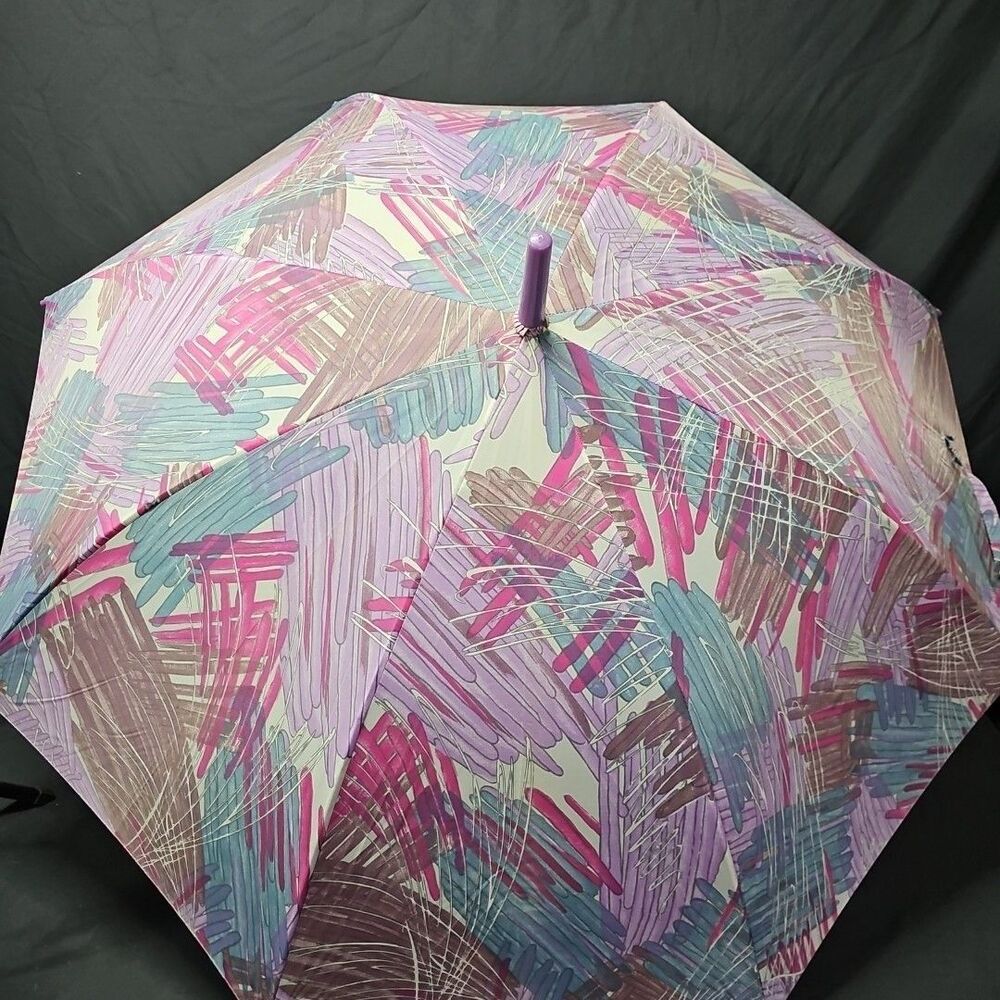 Vintage 1980s Abstract Umbrella (Star Brand)